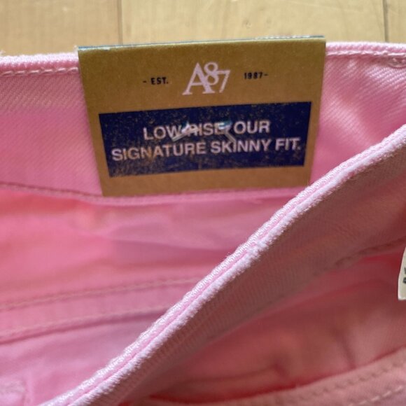 Aeropostale BNWT pink ombre "Bayla" skinny jeans - Picture 6 of 10
